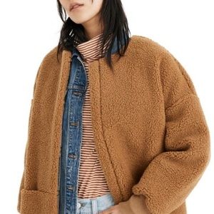 Madewell Sherpa Coat - size S